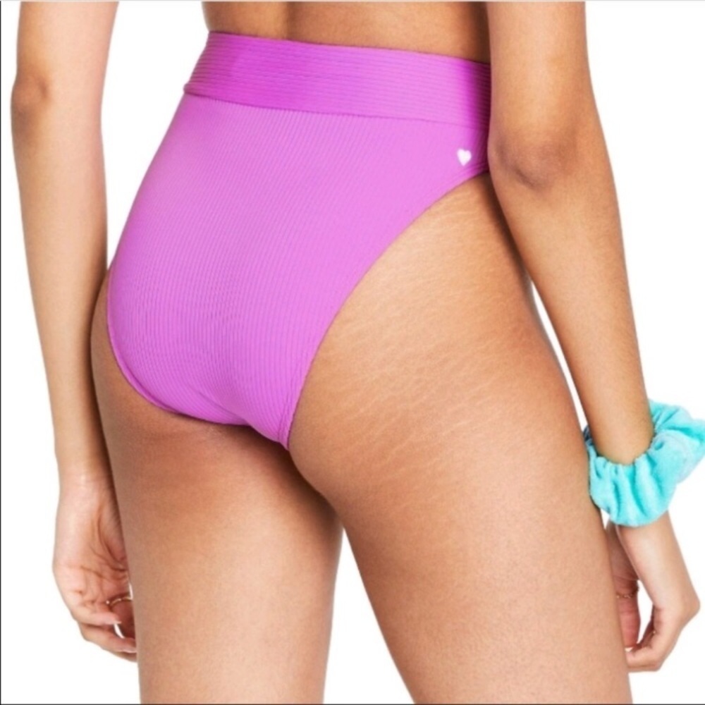 Stoney Clover Lane x Target Women’s High-Waist Ribbed Bikini Bottom SS. - Picture 1 of 9